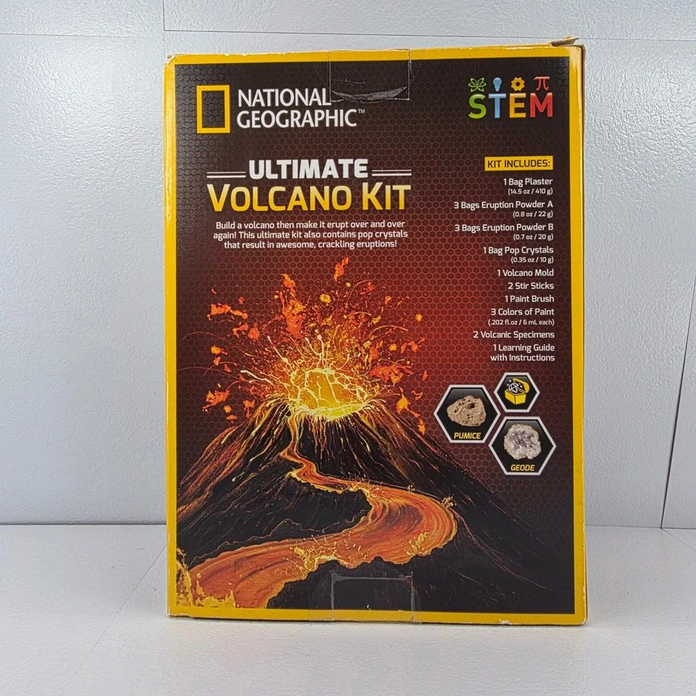 National Geographic Ultimate Volcano Science Kit‎ STEM Educational Toy